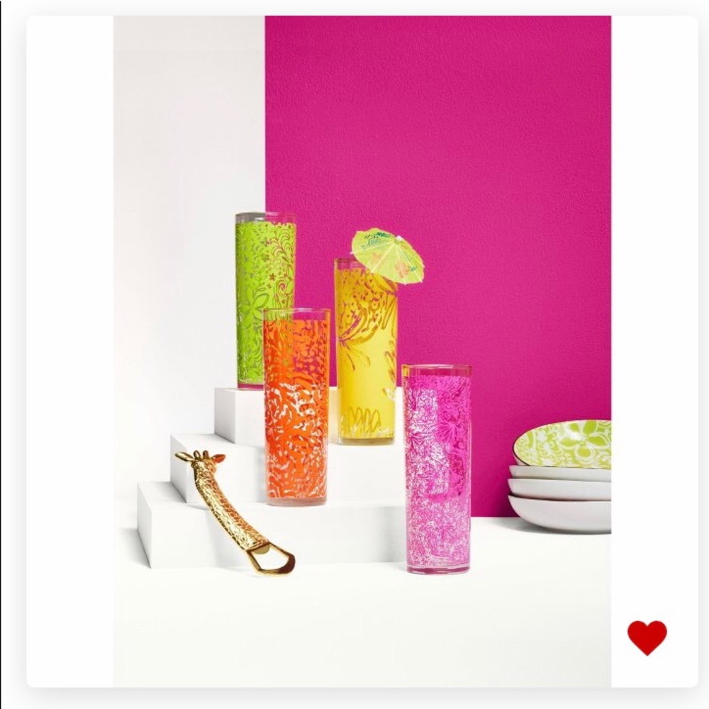 4 piece glass tumbler set.